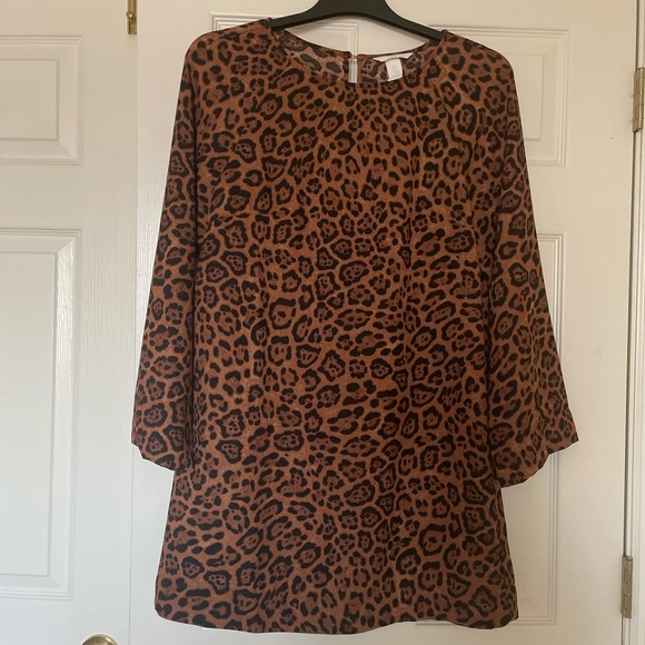 H & M Leopard Print A-Line Dress - *NEW* - Picture 4 of 6